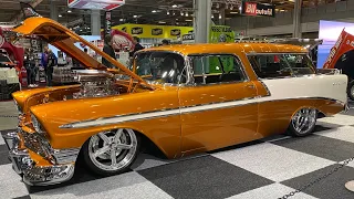 *Restomod* 1956 Chevy Bel Air Nomad Wagon (Candy Orange & White)