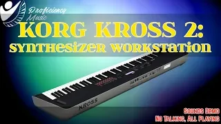 Korg Kross 2 Sounds Demo: No Talking All Playing