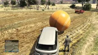 WHAT TO DO IN GTA 5, BIG ORANGE BALL!!!!