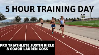 5 Hour Triathlon Training Day with Coach - Pro Triathlete Justin Riele