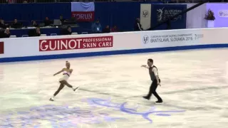 EC2016 Aliona Savchenko & Bruno Massot (GER) - short program