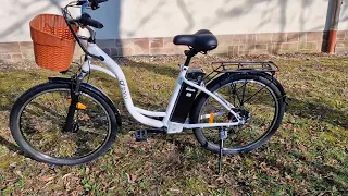 DYU C6 Electric Bike 350W Urban Electric City Bicycle 4K Video