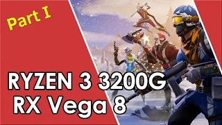 Ryzen 3 3200G with Vega 8 + 2x 8GB RAM // Test in 8 Games