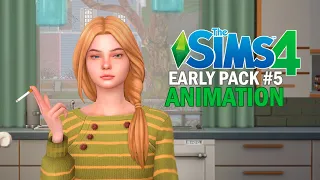 Sims 4 Animations Download - Early Pack #5 (Smoking Animations)