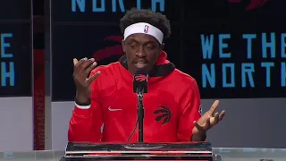 Pascal Siakam Media Day en français