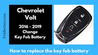 Chevrolet Volt Key Fob Battery Replacement (2016 - 2019)