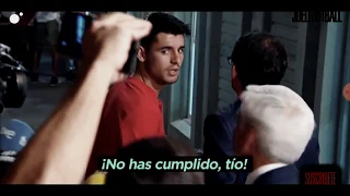 El calentón íntegro de Morata con un miembro de seguridad: "¿Que no he cumplido qué?