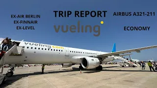 TRIP REPORT | Vueling Airbus A321-211 ( ECONOMY ) Malaga AGP - Barcelona El Prat BCN