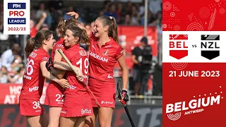 FIH Hockey Pro League 2022-23: Belgium vs New Zealand (Women, Game 2) - Highlights