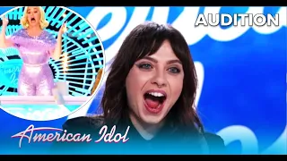 Saveria: Canadian Girl's Audition Ends With a SHOCKING Result - Katy Perry Loses It! @AmericanIdol