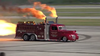 MCAS Cherry Point Air Show 2021 Steven Covington & Aftershock Jet Firetruck.