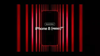 Apple ad: iPhone 8 (PRODUCT)RED models