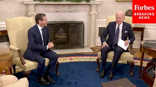 President Biden Hosts Israeli President Isaac Herzog At The White House