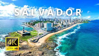 Salvador, Bahia, Brazil 🇧🇷 in 4K ULTRA HD 60FPS by Drone