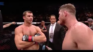 Michael Bisping and Luke Rockhold make up...