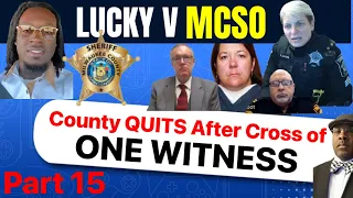 County Quits after Hitchcock Cross of one witness