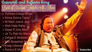 Best of Nusrat Fateh Ali Khan -Top 10 Qawwali & Sufi Song | Best Arifana Kalam Nusrat Fateh Ali Khan
