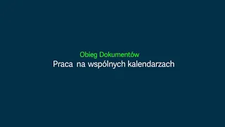 Obieg Dokumentów - Praca na wspólnych kalendarzach