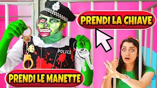 PROVA A SCAPPARE DALLA PRIGIONE *VIDEO INTERATTIVO* FAI LA TUA SCELTA!! POLIZIOTTO ZOMBIE!