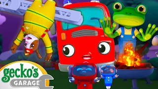 Firefighting with Dandy The Dog! | Gecko's Garage | Trucks For Children | Cartoons For Kids