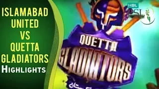 Match 1: Islamabad United vs Quetta Gladiators - Highlights