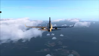 X PLANE 11 COPENHAGEN TO HANNOVER BIRDS CRAZY WHEN USING X PLANE RECORDER