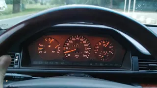 Mercedes w124 E200 Turbo Diesel Acceleration 0-100