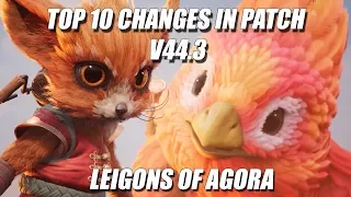 Paragon - Top 10 Changes in Patch v44.3 | Legions Of Agora