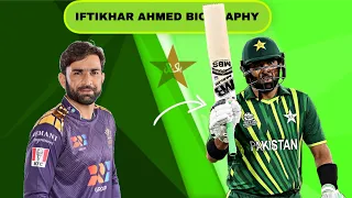 Iftikhar Ahmed Biography in Urdu | The Game Changer | Pakistani Player | Pak vs Nz