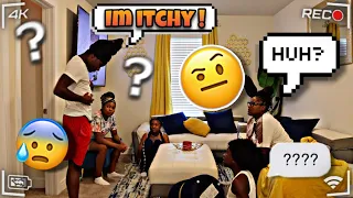 ITCHY POWDER PRANK ON KEON! (HILARIOUS REACTION)