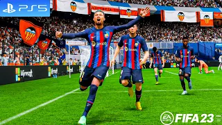 FIFA 23 - Barcelona vs Valencia - La Liga 22/23 Full Match | PS5™ [4K60]