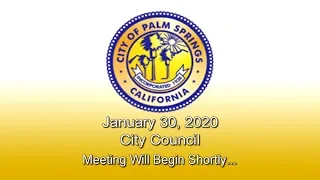 City Council Meeting | January 30, 2020