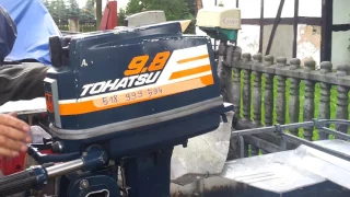 1974 Tohatsu 9.8 hp outboard motor  2 stroke  ( 4-SUW )