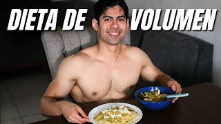 Mi Dieta de Volumen para Ganar Masa Muscular al Máximo