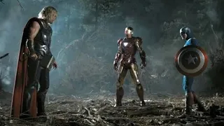 Thor V.S Iron Man V.S Captain America - Forest Battle Scene | Avengers (2012) Movie Clip HD