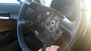 Audi A3 8p steering wheel removal and Upgrade