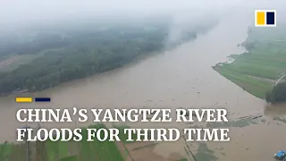 Third flood of monsoon season for Yangtze River piles pressure on China’s Three Gorges Dam