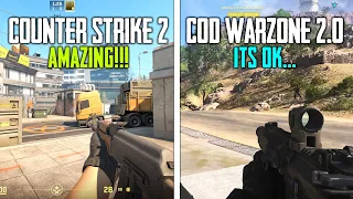 Counter Strike 2 vs. Warzone 2.0 | Which game is better?