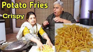 Potato Fries Crispy | Potato Recipe | Fries | Home Made | Potato Fry