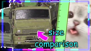 comparing war thunder's largest trucks