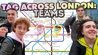 We played a giant game of Tag Across London in teams