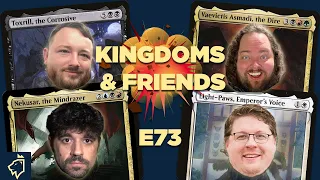 Toxrill vs Vaevictis vs Light-Paws vs Nekusar | High Power Commander Gameplay | K&F E73 | EDH MTG