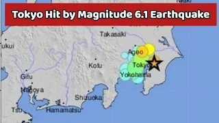 Tokyo Hit by Magnitude 6.1 Earthquake | Powerful earthquake in Japan today | Japan Latest News