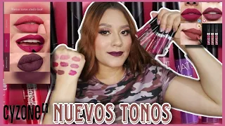 Labiales Studio Look de CYZONE💄|Lip Swatches NUEVOS TONOS! 💋💫