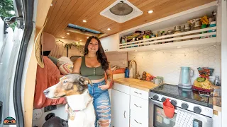 Solo Female & Her Custom Ford Camper Van - Work Life Balance On The Road