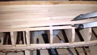 Wooden Model Ship Planking Pt 2