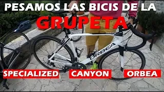 ¿CUANTO PESAN LAS BICIS DE MI GRUPETA? ⚖️ ROAD | Andoni Arriaga