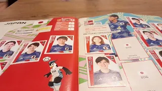 Showing My FIFA WOMAN'S WORLD CUP ADRENALYN XL 2023 Sticker Book