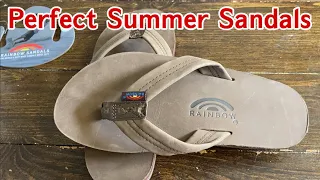 Rainbow Sandals - Durable Double Layer Mid Sole, Full Grain Leather Upper