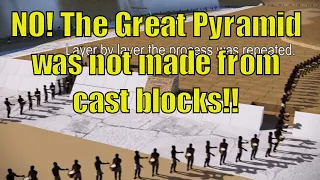 Great Pyramid K2019 Part 4: Were the Egyptian Pyramids made from cast  stone? NO!! Obviously not.